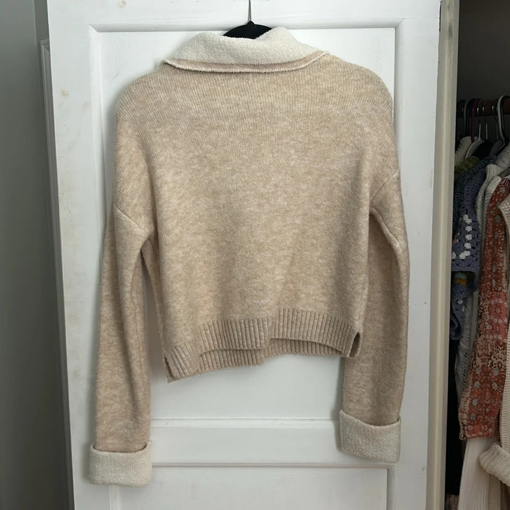 William Rast Quarter Zip with Sherpa Lining - Picture 4 of 4